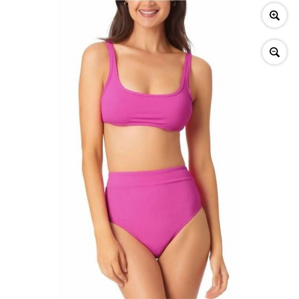 California Waves Juniors' Bralette Bikini Top, Women's Swimsuit, Size Medium